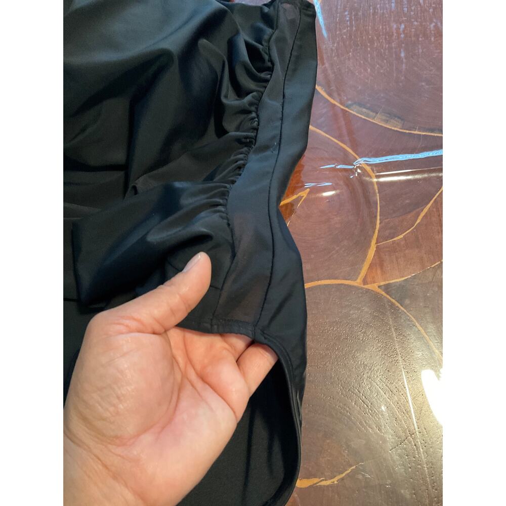 DKNY One Piece Black Swim Suit SZ 16 - Picture 5 of 9